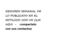 Resumen semanal: Lo publicado en el Notiloco del 4 julio al 11 de julio